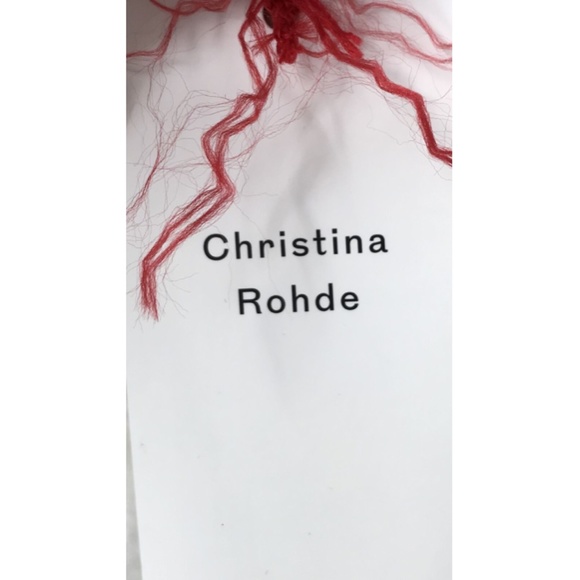 Christina Rohde girls off-white boiled wool fuzzy skirt jumper NWT sz 7y - Picture 4 of 5